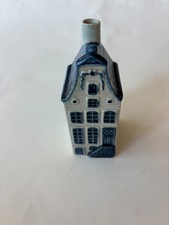 Vintage 1950's Blue Delft KLM Airline Rynbende Distilleries Holland House #9 picture