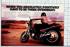 1982 Honda V45 Sabre Motorcycle Vintage Original Magazine Ad Ephemera picture
