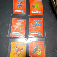 Hasbro Pokémon Character Card 2005 Lot of 6 HP Board game loose cards picture