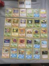 Pokemon Complete Jungle & Fossil common set of both Vintage WOTC1999 Mint  picture