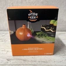Halloween Pumpkin Colored Mister Sound Activated Spooky Mist Hyde & EEK. NEW picture