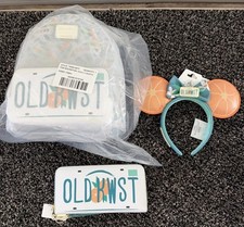 NEW Disney Parks Old Key West Resort Loungefly Rare Bundle of 3 picture
