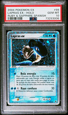 Pokémon 2004 EX Ruby & Sapphire Lapras ex Holo 99/109 Spanish PSA 10 picture