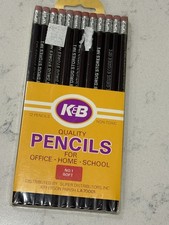 Authentic New Orleans KB K&B Drugs - Unopened 12 Pack #1 Pencils - Mint picture
