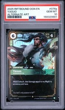 2025 RIFTBOUND: LEAGUE OF LEGENDS OGN-ORIGINS #076A YASUO - REMORSEFUL PSA 10 picture