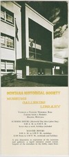 1960's Montana Historical Society Promotional Brochure  picture