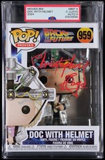 PSA 9/9 Funko Pop Doc 959 Christopher Lloyd (Beckett Authenticated Autograph) picture