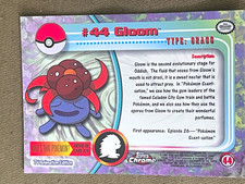 1999 Topps Chrome Pokémon Gloom #44 – TV Animation Edition – Chrome Parallel picture
