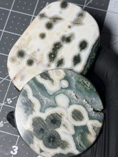 Gorgeous Ocean Jasper Medallions Old Stock Orbs Marovato  picture