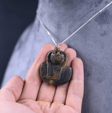 Authentic Ancient Egyptian Antiquities Horus Falcon Amulet Pendant Egyptian BC picture
