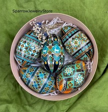 Traditional Ukrainian symbol Easter ornament SET of 5 Goose high quality easter  picture