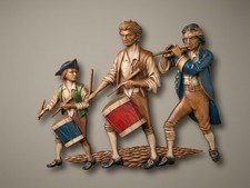 Sexton USA Vintage Spirit of ’76 Cast Metal Wall Plaque – Fife & Drum Revolution picture