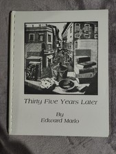 Signed - Thirty Five Years Later By Ed Marlo - Card Magic Lecture Notes Book picture