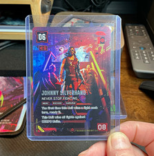 Cyberpunk TCG Johnny Silverhand B159 Iconic Other B011 Epic Beta Foil 2 Card Lot picture