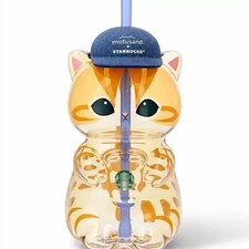New Starbucks Singapore x Mofusand 2026 Collection Cat Shaped Glass Cup picture