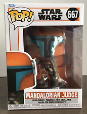 Funko Pop Star Wars: The Mandalorian Mandalorian Judge Pop Vinyl Figure #667 picture