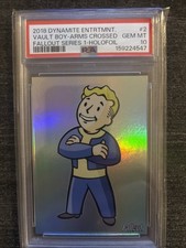 2018 Dynamite Entertainment Vault Boy Arms Crossed Holo #2 PSA 10 picture