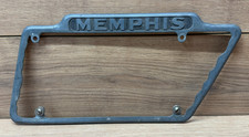 Vintage 1950s Tennessee State Shape License Plate Frame Memphis So Calif Plating picture