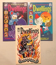 DWELLINGS JAY STEPHENS 1 2 3 1ST PRINTS HIGH GRADE SET RUN ONI PRESS 1 D 2 A 3 A picture