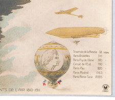 FRANCE PIONEER AVIATION Postcard CONQUERANTS DE L'AIR *1810-1911* Balloon LZ219 picture