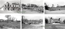 LOT RED CROSS RESPONDS to Hurricane Tornado Storm Damage SIGN Vintage Negatives picture