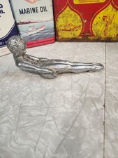 ANTIQUE 1929 1930 1931 PACKARD ADONIS BOY SLIDING RADIATOR HOOD ORNAMENT VINTAGE picture