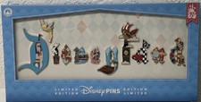 Disneyland Marquee 70th Anniversary 11 Pin Box set Limited Edition 2200 picture