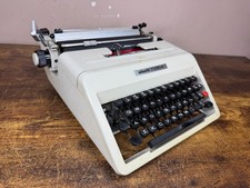 Nice Serviced 1973 Olivetti Studio 45 Fully Functional Portable Typewriter picture