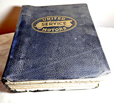 Vintage 1940s 1950s United Motors Service Bulletin Parts Manual Binder LOADED picture