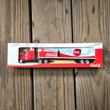 Coca-Cola Atlanta 1996 Olympic City Diecast Toy Semi Truck Red/White/Black NIB picture