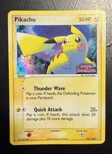 Pikachu EX Holon Phantoms Reverse Holo Card 78/110 Stamped picture