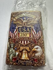 Happy Birthday America 250th Anniversary Patriotic  Lighter 1776-2026 picture