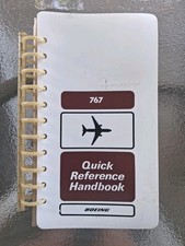 VINTAGE BOEING 737 QUICK REFERENCE HANDBOOK 5/25/82 AVIATION MANUAL picture