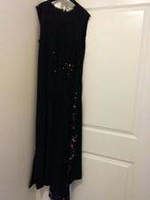 Lanvin Black maxi evening dress picture