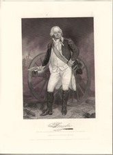 BENJAMIN LINCOLN, Revolutionary War General/Secretary of War, Engraving 9080 picture