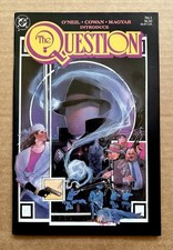 The Question #1 (DC 1987) 1st Solo Series, Sienkiewicz Cover HIGH GRADE NM/NM+ picture