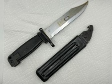 Cold War Yugoslavian Type 2 Bayonet W/ Matching Wire Cutting Scabbard - (EX) picture