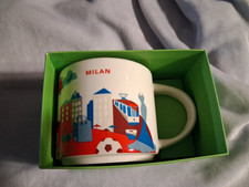 Starbucks Milan 14 oz YAH Mug 2018 Version Coffee Cup You Are Here Box Milano picture