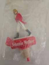 Vintage NOS 1960s Figural Johnnie Walker Bottle Stoppers Pourer Made In USA picture