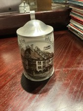 Vintage Altenkunstadt Beer Stein: Munchen Hofbrahaus Ceramic Tanker picture