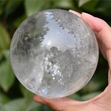 770g Natural White Clear Quartz Sphere Energy Crystal Ball Reiki Healing Decor  picture
