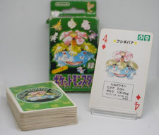 1996 Pokémon Green Venusaur Playing Cards Complete Deck Nintendo Japan Vintage picture