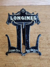 Longines Jeweler Watch Store Display Counter Sign 1889-1897 Paris Exposition picture