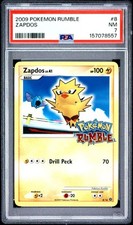 2009 POKEMON RUMBLE #8 ZAPDOS PSA 8 picture