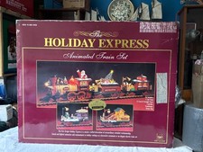 THE HOLIDAY EXPRESS ANIMATED CHRISTMAS TRAIN SET   ELECTRIC TRAIN. picture