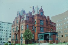 c1980's 35mm Slide, The Octagon House Washington DC Victorian Mansion Porch City picture