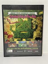 aqua teen hunger force zombie ninja pro am print ad Framed Game room Art picture