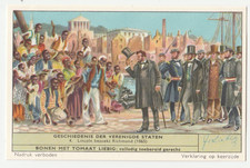Abraham Lincoln card,  LIEBIG Companie 1938 picture