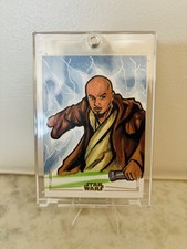 2025 Topps Star Wars Gold Foil Sketch 1/1 Kelleran Beq By Kang Jing picture
