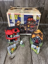 VTG. Wee Crafts Spooky Hill Manor w/ Light and Box picture